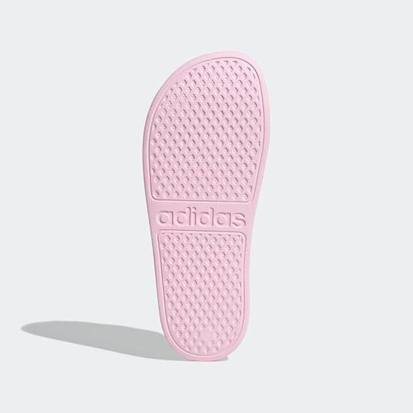 NWT adidas Unisex Adilette Aqua Slide Sandal, Clear Pink/White-6 US Big Kid - Picture 3 of 5